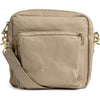 DEPECHE Simple crossover bag in beautiful leather Cross over 228 Soft Sand