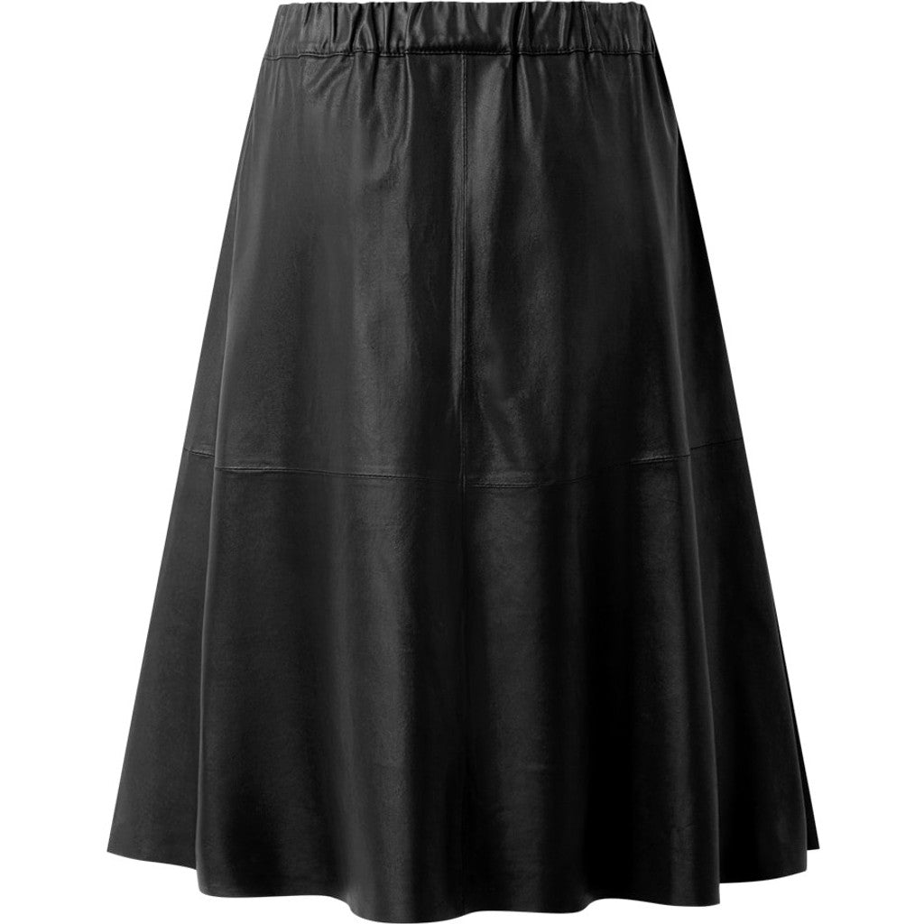 Depeche leather wear Skirt Skirts 099 Black (Nero)