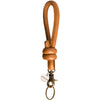 DEPECHE Keyhanger in soft leather and metal Accessories 014 Cognac