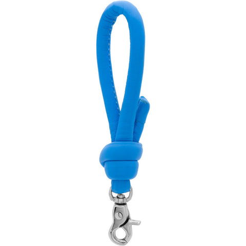 DEPECHE Keyhanger in soft leather and metal Accessories 209 French blue