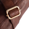 DEPECHE Small leather clutch in classic design Small bag / Clutch 133 Brandy