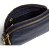 DEPECHE Small leather clutch in classic design Small bag / Clutch 285 Midnight Blue