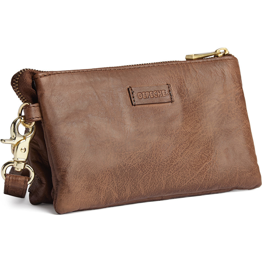 DEPECHE Small leatherbag with golden details Small bag / Clutch 221 Chesterfield
