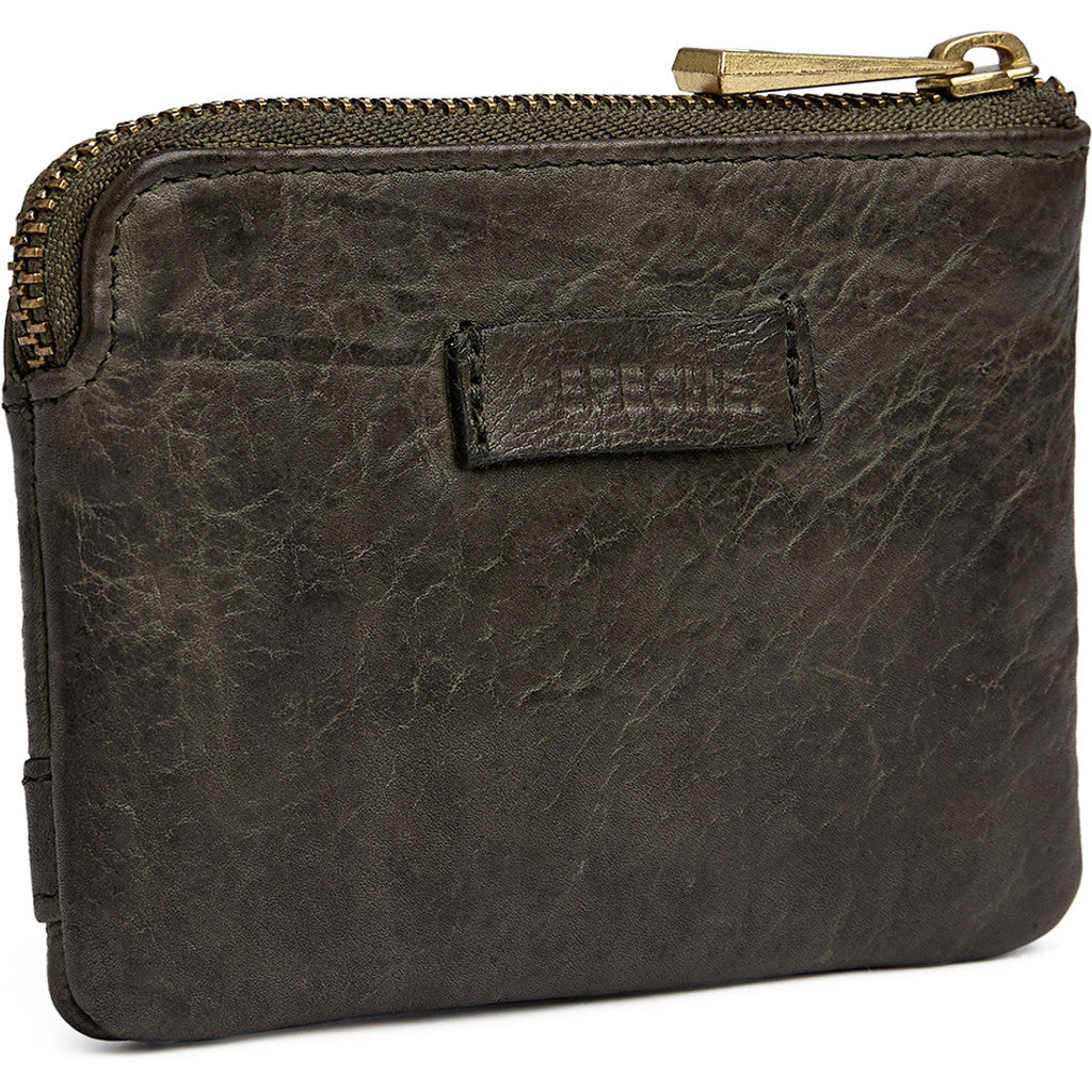 DEPECHE Small purse in soft leather Purse / Credit card holder 049 Army Green