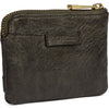 DEPECHE Small purse in soft leather Purse / Credit card holder 049 Army Green