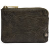 DEPECHE Small purse in soft leather Purse / Credit card holder 049 Army Green