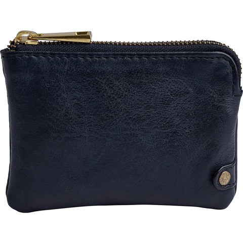 DEPECHE Small purse in soft leather Purse / Credit card holder 285 Midnight Blue