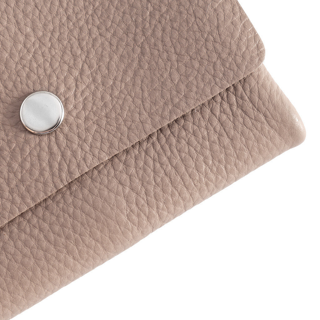 DEPECHE Wallet/credit card holder in soft leather Purse / Credit card holder 038 Dusty taupe