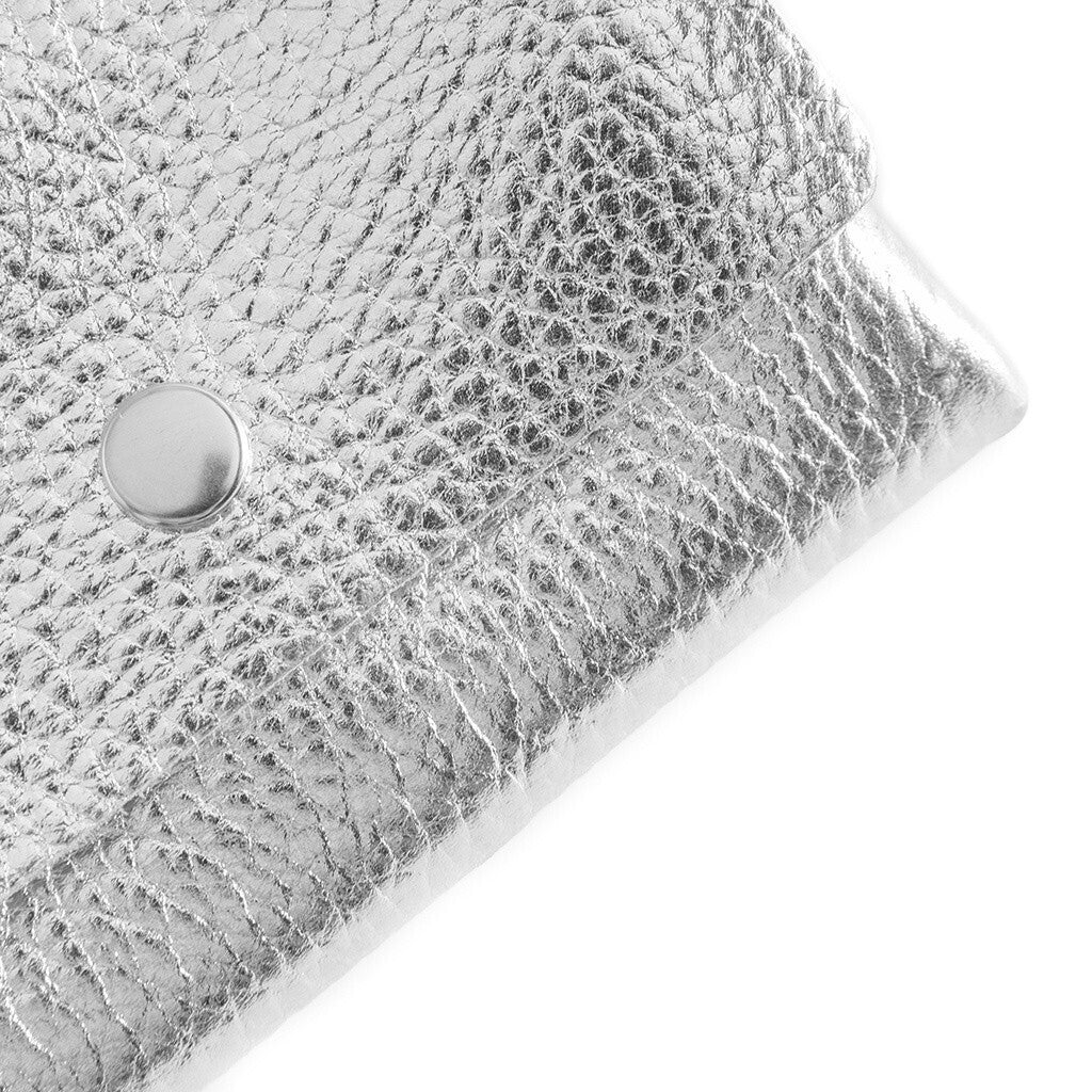 DEPECHE Wallet/credit card holder in soft leather Purse / Credit card holder 098 Silver