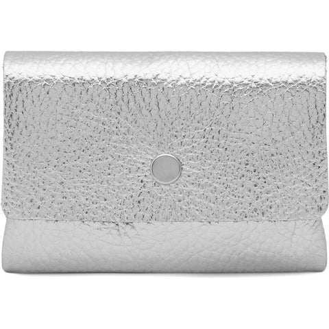DEPECHE Wallet/credit card holder in soft leather Purse / Credit card holder 098 Silver