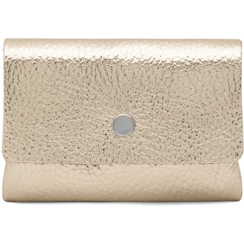 DEPECHE Wallet/credit card holder in soft leather Purse / Credit card holder 108 Champagne