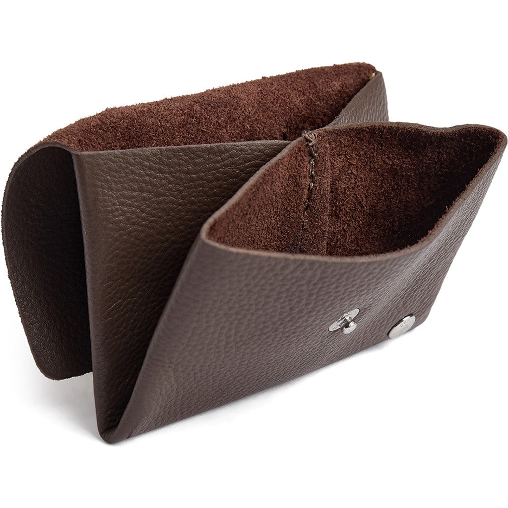 DEPECHE Wallet/credit card holder in soft leather Purse / Credit card holder 250 Dark Taupe