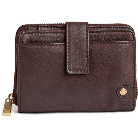 DEPECHE Soft and delicious leather wallet Purse / Credit card holder 106 Coffee