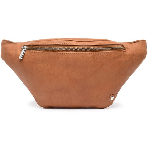 DEPECHE High-quality leather bumbag Bumbag 014 Cognac