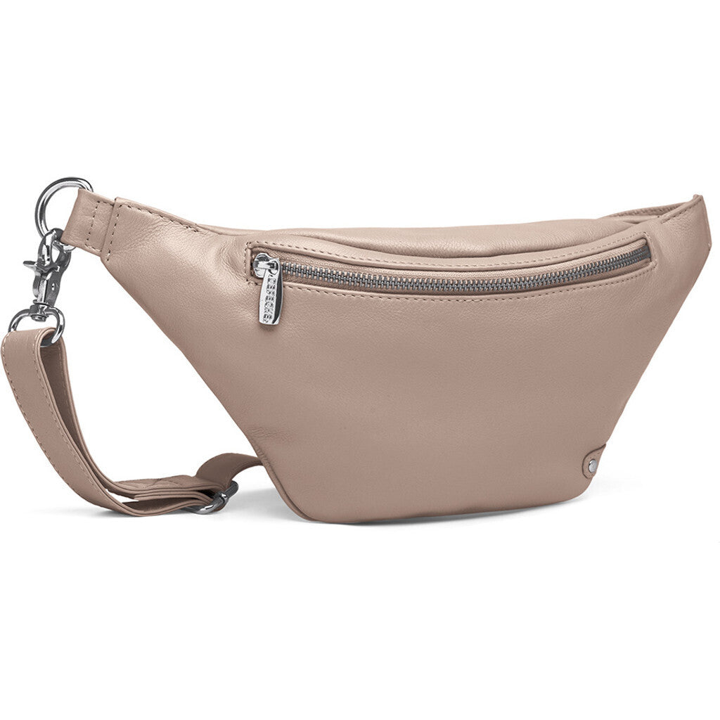 DEPECHE High-quality leather bumbag Bumbag 038 Dusty taupe