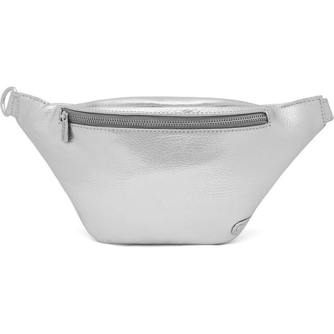 DEPECHE High-quality leather bumbag Bumbag 098 Silver