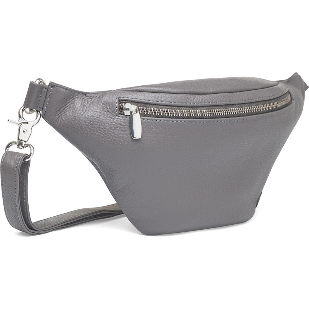 DEPECHE High-quality leather bumbag Bumbag 158 Thunder grey