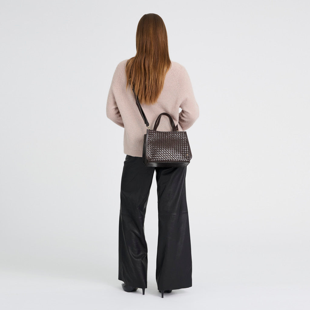 DEPECHE Sofya Handbag Shoulderbag / Handbag 161 Dark brown