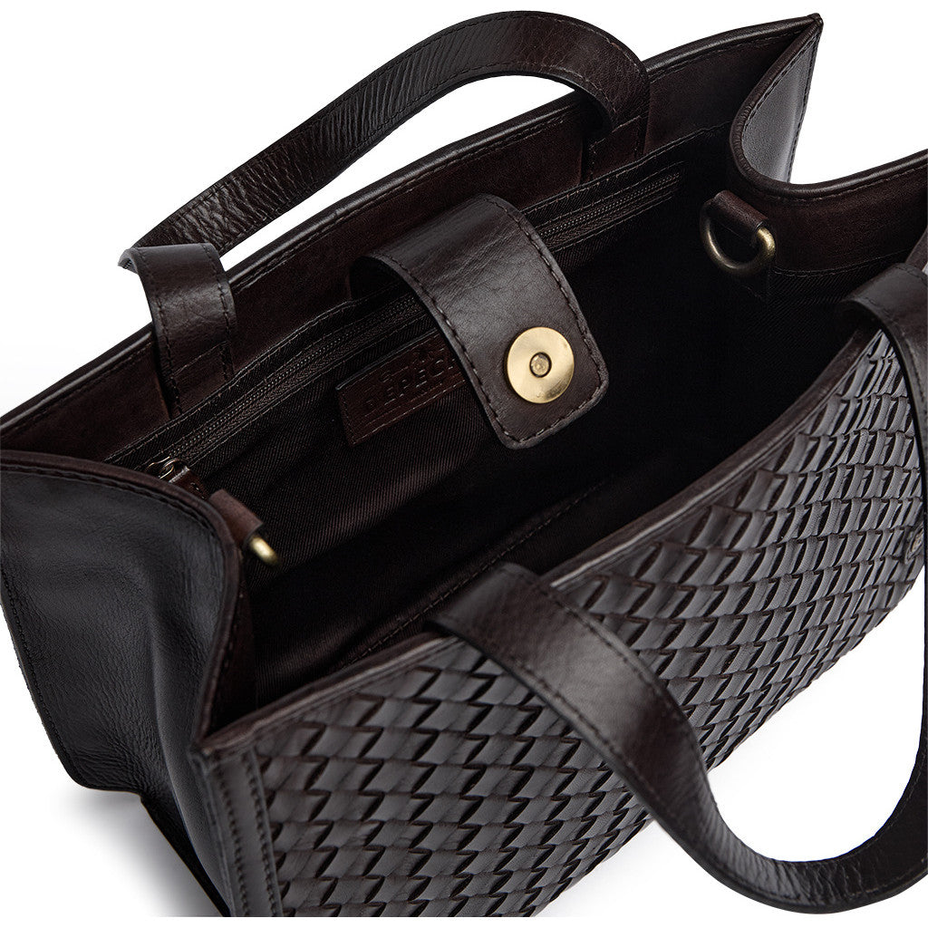 DEPECHE Sofya Handbag Shoulderbag / Handbag 161 Dark brown