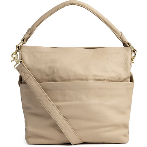DEPECHE Spacious shoulder bag in nice leather quality Shoulderbag / Handbag 228 Soft Sand