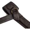 DEPECHE Statement leather waist belt Belt 161 Dark brown