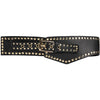 DEPECHE Studded waist belt Belt 190 Black/Gold