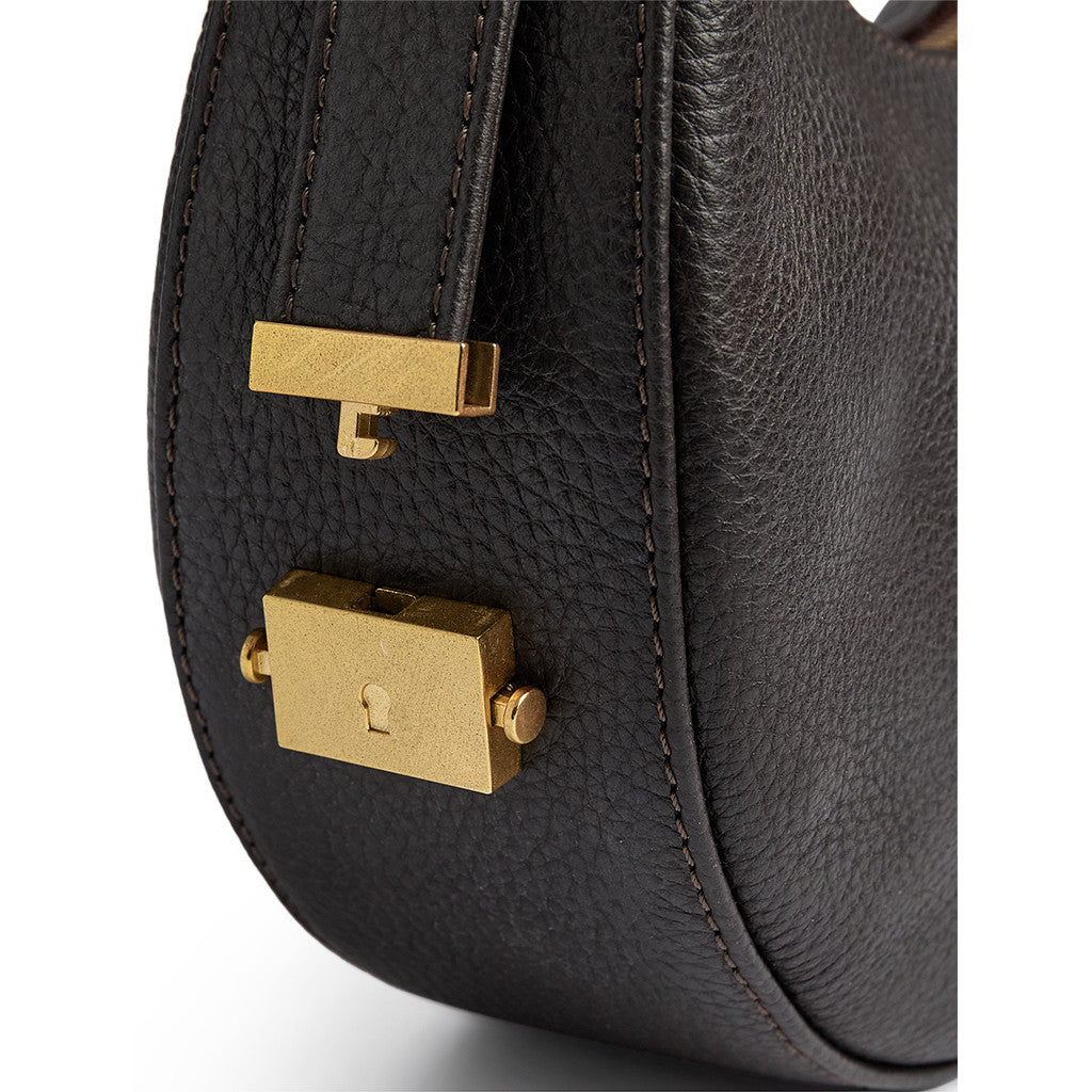 DEPECHE Stylish handbag Cross over 161 Dark brown