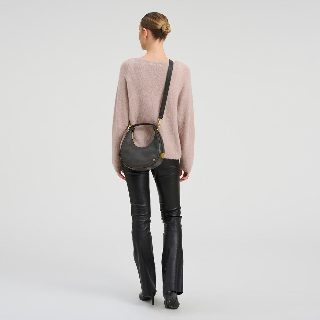 DEPECHE Stylish handbag Cross over 161 Dark brown