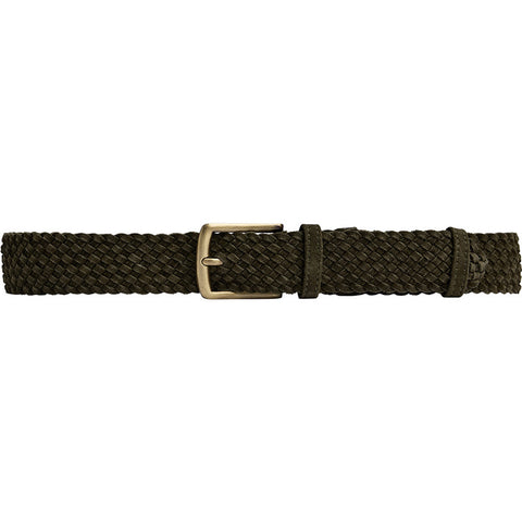 DEPECHE Suede belt Belt 049 Army Green