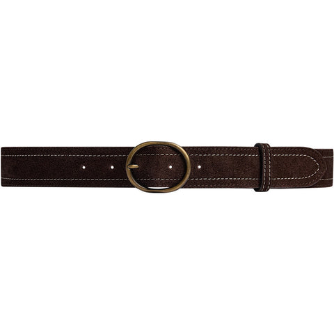 DEPECHE Suede belt Belt 008 Chocolate