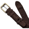 DEPECHE Suede belt Belts 008 Chocolate
