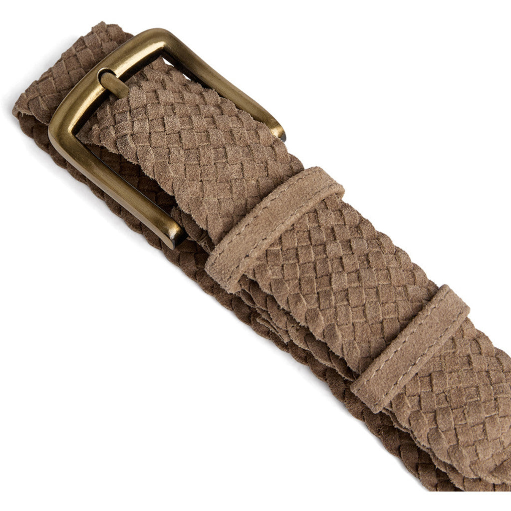 DEPECHE Suede belt Belt 011 Sand