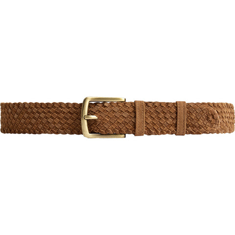DEPECHE Suede belt Belts 014 Cognac