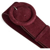 DEPECHE Suede belt Belts 305 Ox Blood