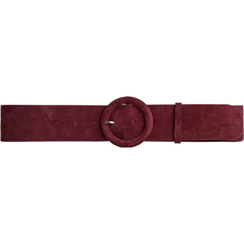 DEPECHE Suede belt Belts 305 Ox Blood