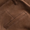 Depeche leather wear Suede chino pants Pants 008 Chocolate