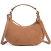 DEPECHE Suede crossbody bag Cross over 013 Tan