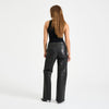 Depeche leather wear Talli MW Straight Leg Full Length Pant Pants 099 Black