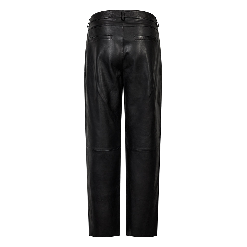 Depeche leather wear Talli MW Straight Leg Full Length Pant Pants 099 Black