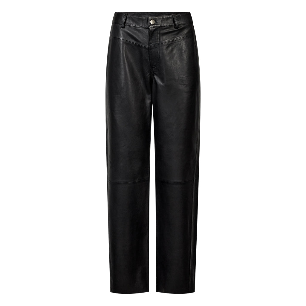 Depeche leather wear Talli MW Straight Leg Full Length Pant Pants 099 Black