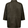 Depeche leather wear Tenna leather shirt Shirt 335 Dark Khaki