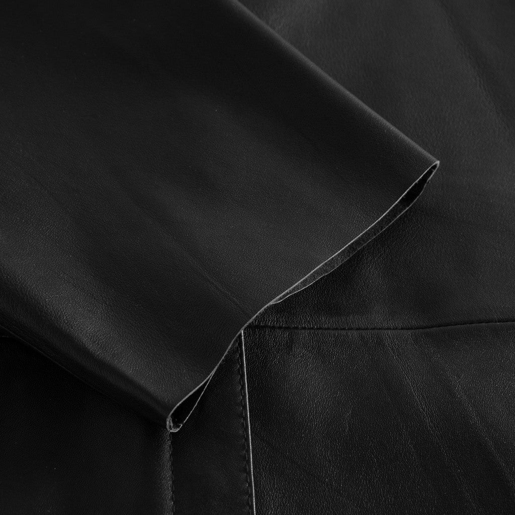 Depeche leather wear Tenna leather shirt Shirts 099 Black (Nero)