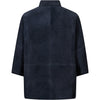Depeche leather wear Tenna suede shirt Shirt 031 Ocean