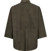 Depeche leather wear Tenna suede shirt Shirt 054 Khaki