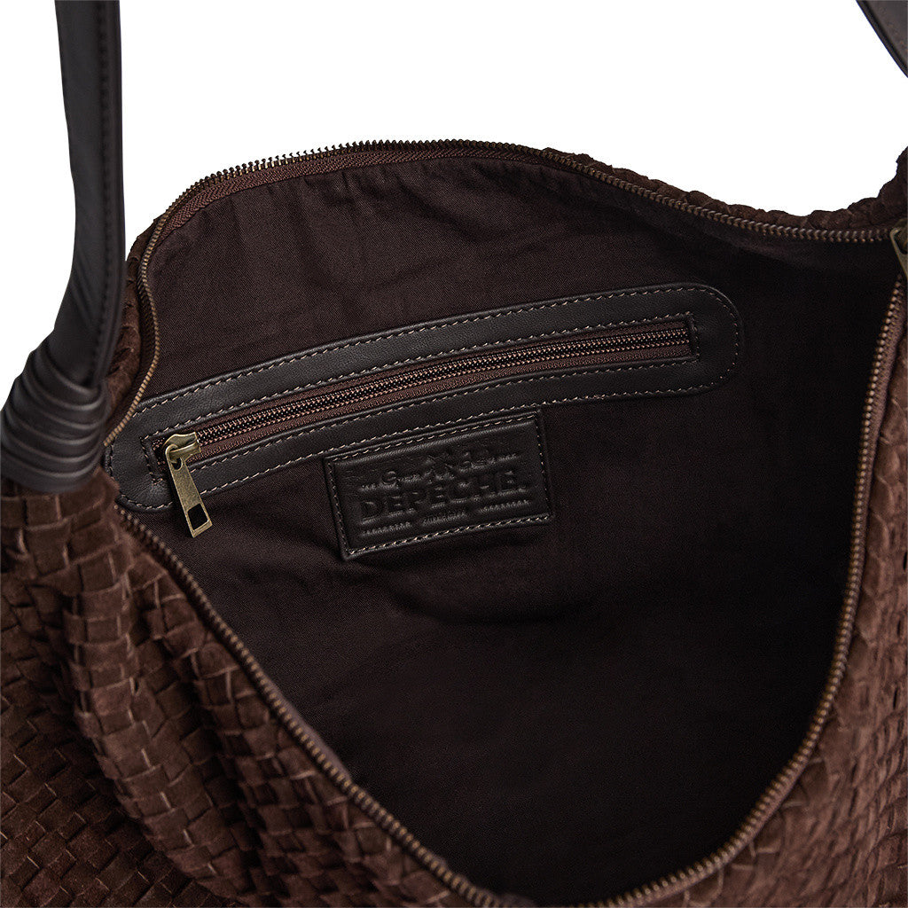 DEPECHE The Berlin shoulderbag Shoulderbag / Handbag 008 Chocolate