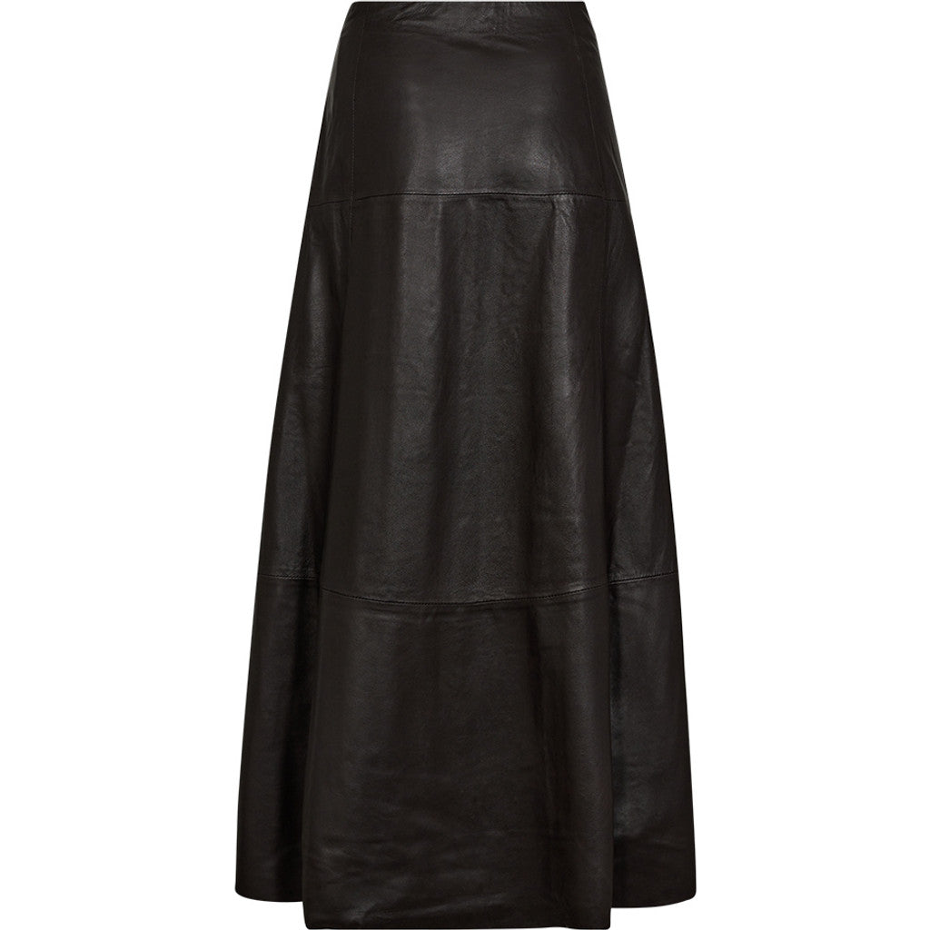Depeche leather wear Timeless Marly skirt Skirts 008 Chocolate