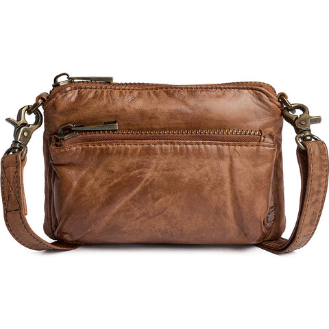 DEPECHE Timeless crossover/clutch Crossover 014 Cognac