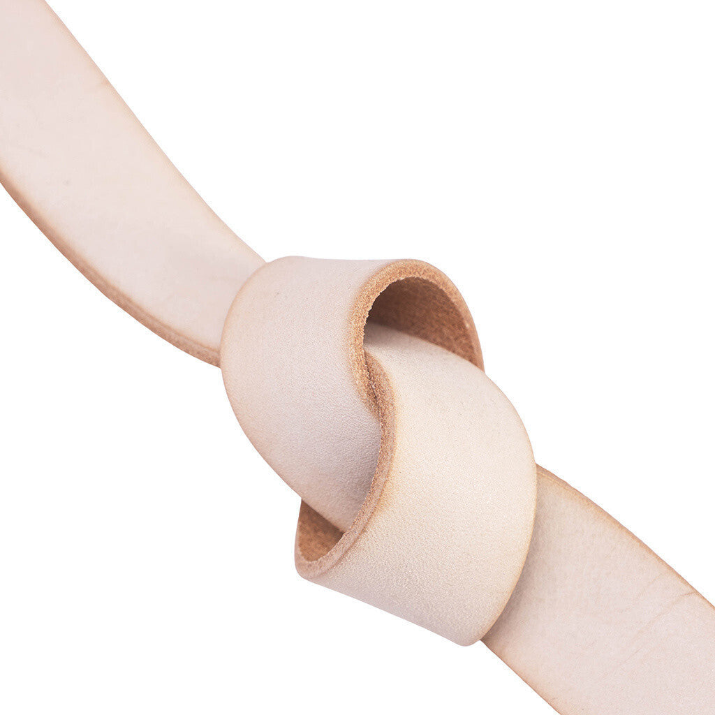 DEPECHE Timeless belt in leather quality Belts 188 Sand/Brass