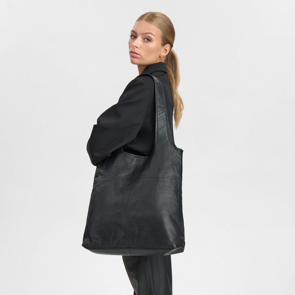 DEPECHE Timeless shopper Shopper 099 Black (Nero)