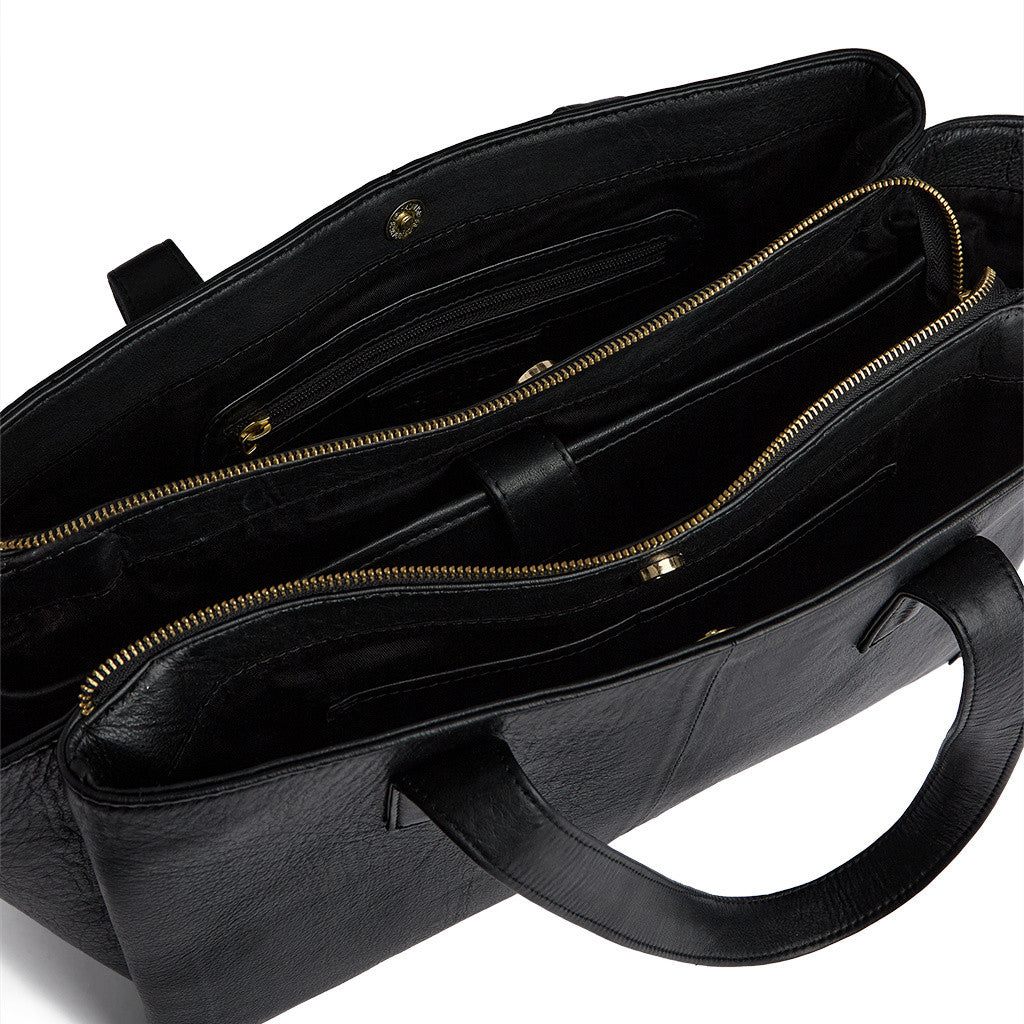 DEPECHE Timeless shopper Shopper 099 Black (Nero)